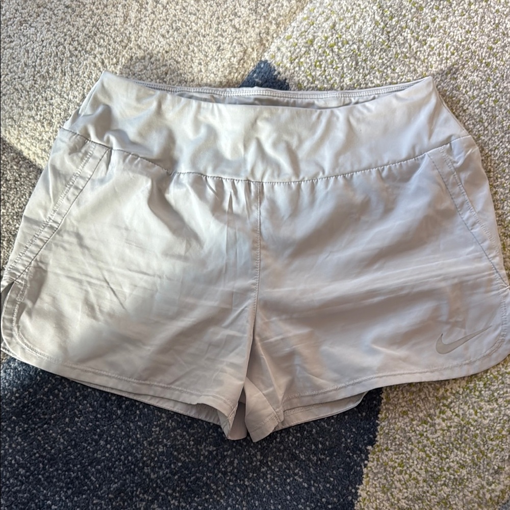 Women’s Nike Dri-fit shorts, adult small, light gray